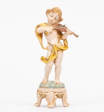 Engel mit Geige (63) Porzellanimitation Höhe 16 cm