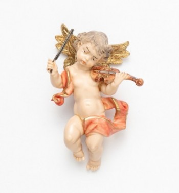 Engel mit Geige (66) Porzellanimitation Höhe 11 cm