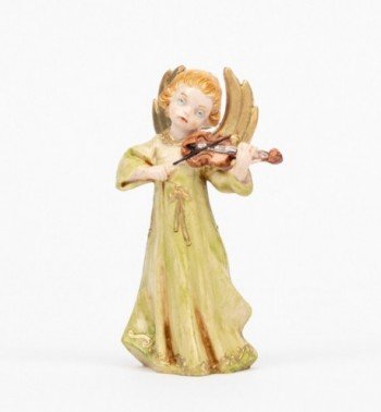 Engel mit Geige (163) Porzellanimitation Höhe 12 cm