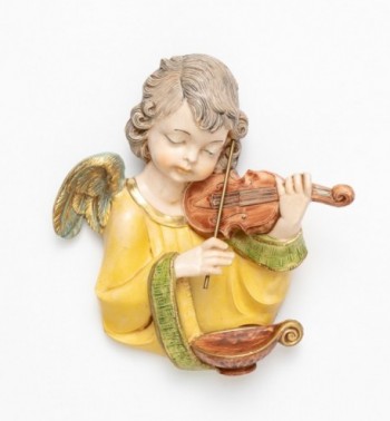 Engel mit Geige (167) Porzellanimitation Höhe 20 cm