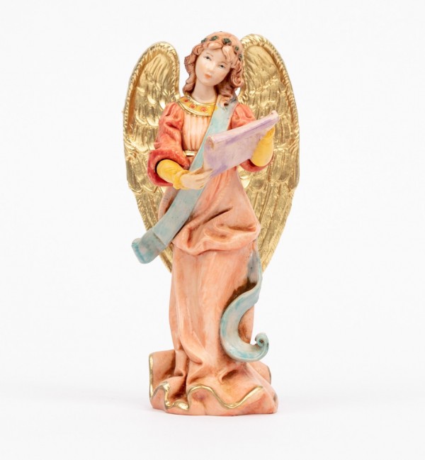 Engel mit Pergamin (314) Porzellanimitation Höhe 14 cm