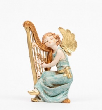 Engel mit Harfe (361) Porzellanimitation Höhe 15 cm