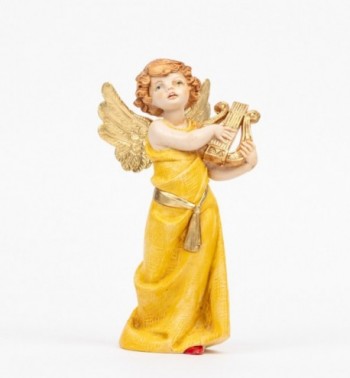 Engel mit Lyra (364) Porzellanimitation Höhe 15 cm