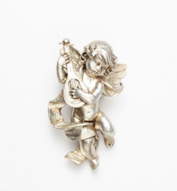 Engel mit Geige (365) Blattsilber Höhe 22 cm