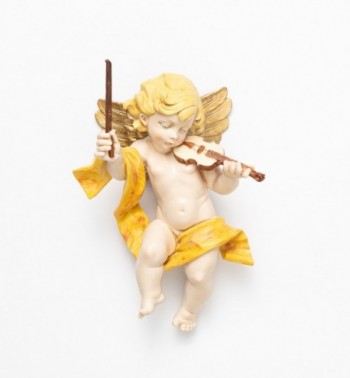 Engel mit Geige (366) Porzellanimitation Höhe 22 cm