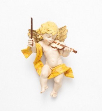 Engel mit Geige (366) Porzellanimitation Höhe 22 cm