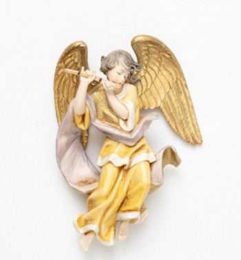 Engel mit Flöte (467) Porzellanimitation Höhe 17 cm