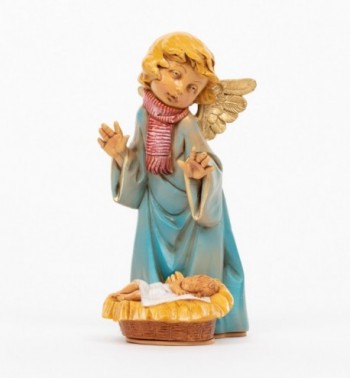 Engel mit Jesuskind und Schal (561B) Höhe 20,5 cm