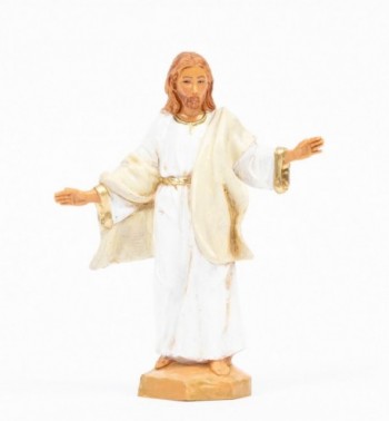 Auferstandener Christus (584) weißes Gewand Höhe 12 cm