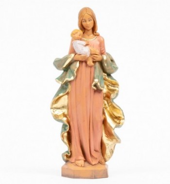 Mutter Gottes ohne Kopfbedeckung (653) Höhe 17 cm