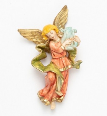 Engel mit Lyra (668) Porzellanimitation Höhe 10 cm