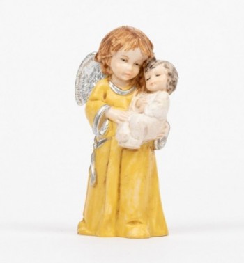 Engel mit Kind (681) Porzellanimitation Höhe 7,5 cm
