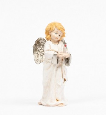 Engel mit Kerze (837) Porzellanimitation Höhe 15 cm