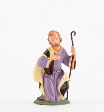Heilige Josef für Krippe in traditioneller Farbe Höhe 10 cm