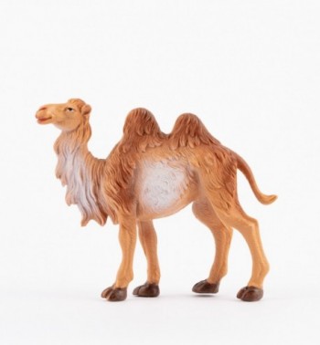Stehendes Kamel für Krippe in traditioneller Farbe Höhe 10 cm