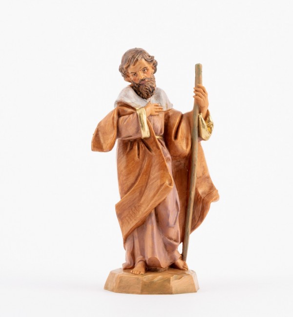 Heilige Josef für Krippe Höhe 12 cm
