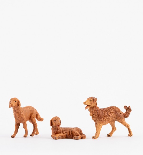 Hunde für Krippe Höhe 12 cm