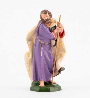 Heilige Josef für Krippe in traditioneller Farbe Höhe 19 cm