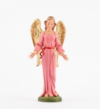 Stehender Engel für Krippe in traditioneller Farbe Höhe 19 cm