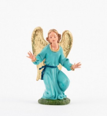Kniender Engel für Krippe in traditioneller Farbe Höhe 19 cm