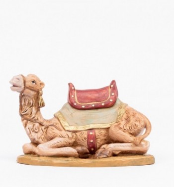 Kamel mit Sattel für Krippe Höhe 19 cm