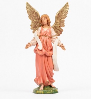 Stehender Engel für Krippe in traditioneller Farbe Höhe 30 cm