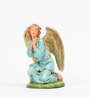 Kniender Engel für Krippe in traditioneller Farbe Höhe 30 cm