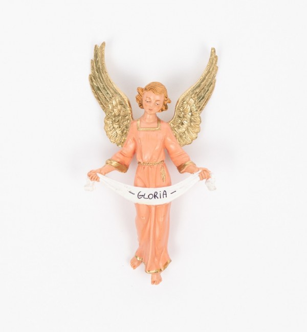 Engel des Ruhms für Krippe in traditioneller Farbe Höhe 19 cm