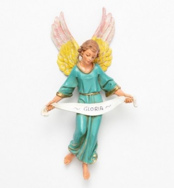 Engel des Ruhms für Krippe in traditioneller Farbe Höhe 30 cm