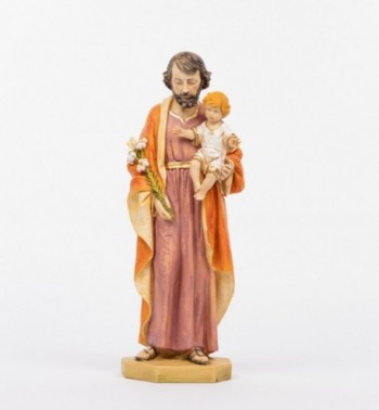 Heilige Josef mit Jesuskind aus Harz Höhe 50 cm
