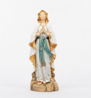 Mutter Gottes von Lourdes aus Harz Höhe 52 cm