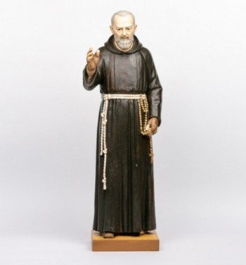 Padre Pio aus Harz aus Harz Höhe 100 cm