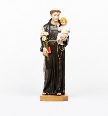 Heilige Antonius mit Jesuskind aus Harz Höhe 104 cm