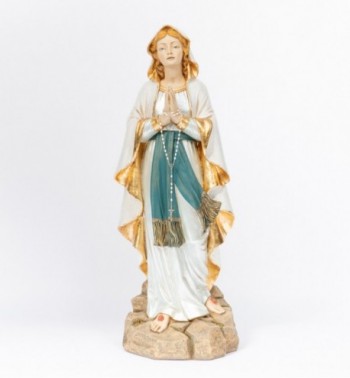 Mutter Gottes von Lourdes aus Harz Höhe 110 cm