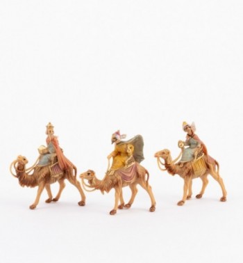 Könige auf dem Kamel für Krippe Höhe 4 cm