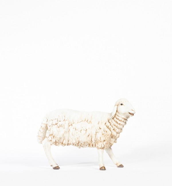 Stehendes Schaf aus Harz für Krippe Höhe 180 cm