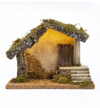 Hütte Nr. 244 Höhe 12 cm mit Led