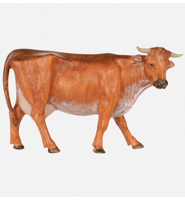 Stehende Kuh für Krippe Höhe 19 cm