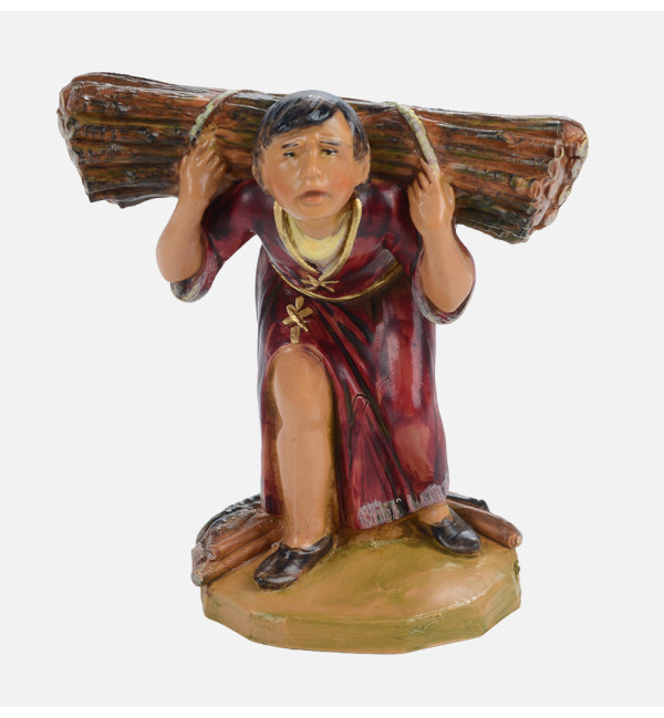 Hirte (737) für Krippe Höhe 12 cm mit lithographierter Schachtel